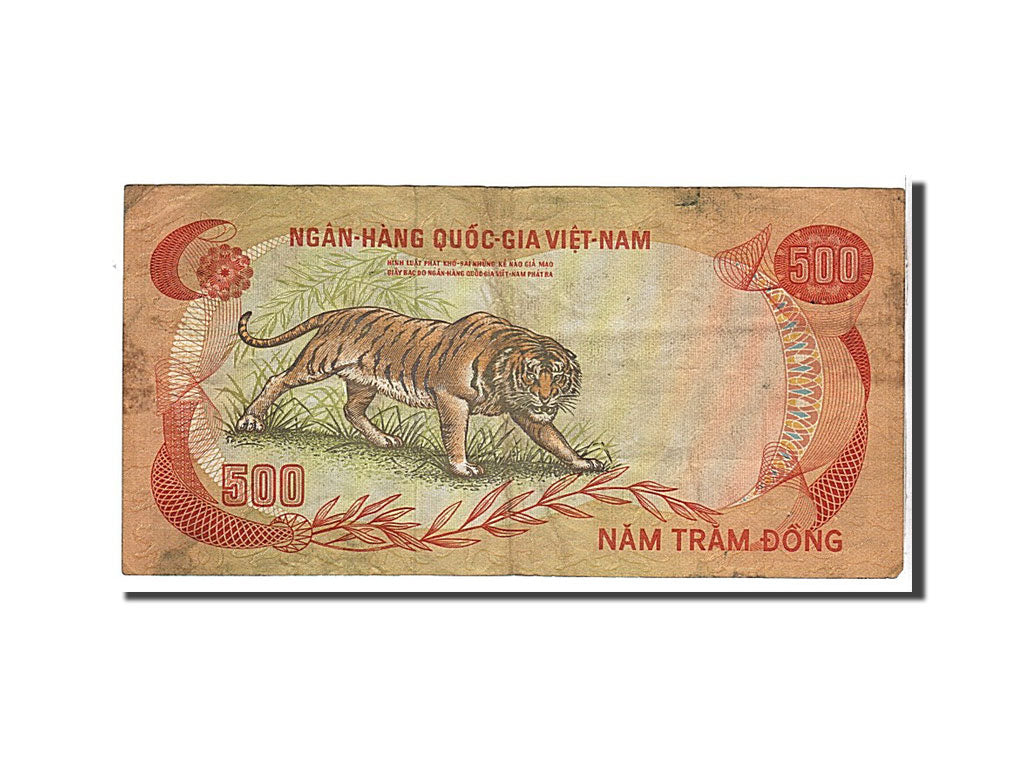 Banknote, South Viet Nam, 500 Dông, 1972, VF(20-25)