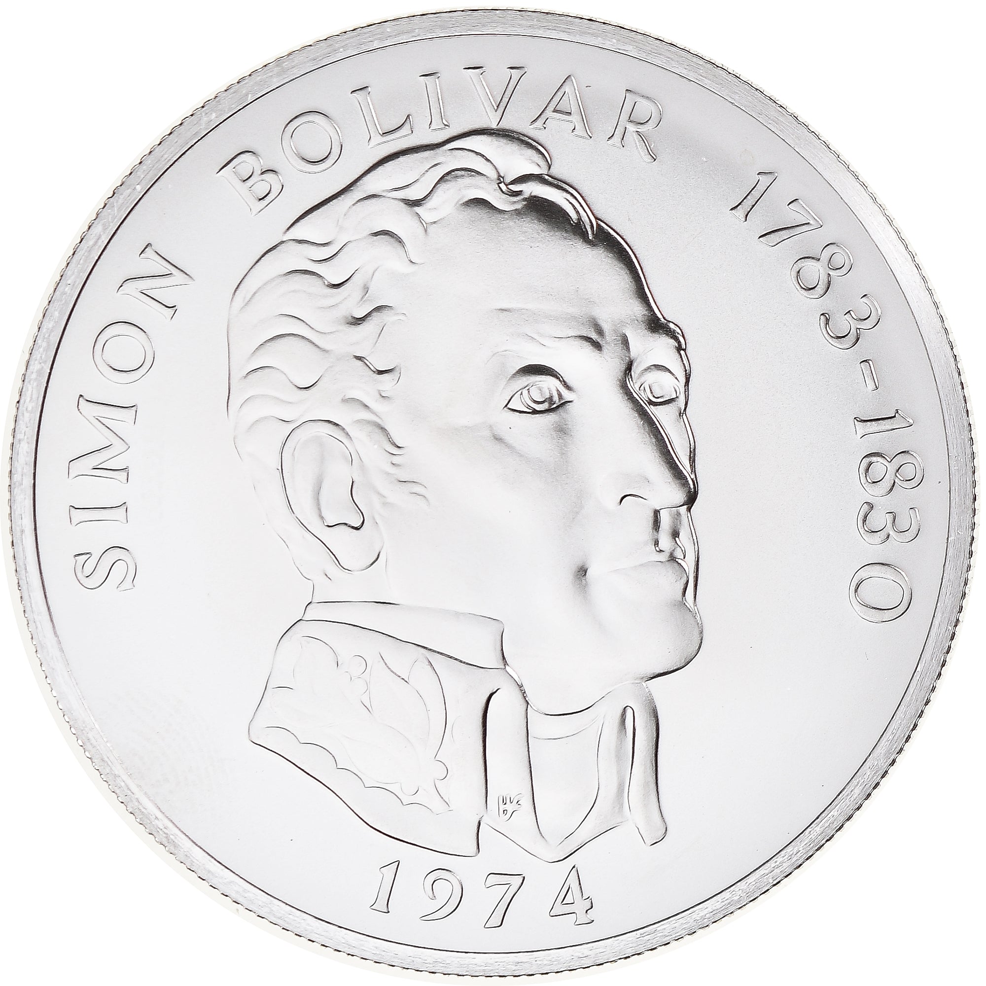 Monnaie, Panama, 20 Balboas, 1974, U.S. Mint, Proof, FDC, Argent, KM:31