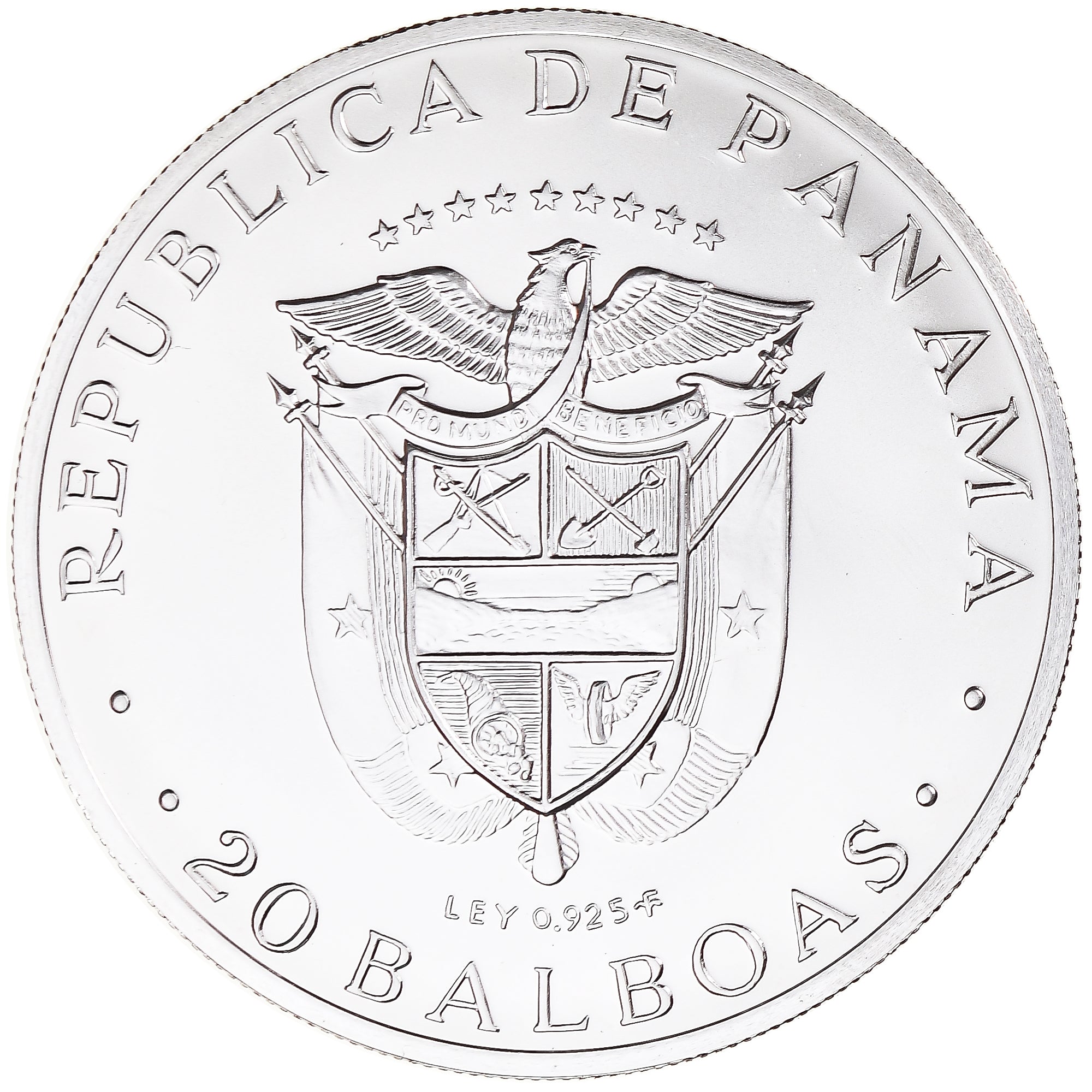 Monnaie, Panama, 20 Balboas, 1974, U.S. Mint, Proof, FDC, Argent, KM:31