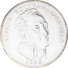 Coin, Panama, 20 Balboas, 1974, U.S. Mint, Proof, MS(65-70), Silver, KM:31