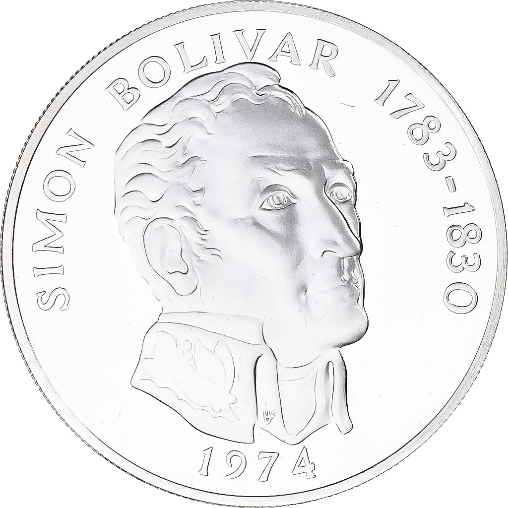 Monnaie, Panama, 20 Balboas, 1974, U.S. Mint, Proof, FDC, Argent, KM:31