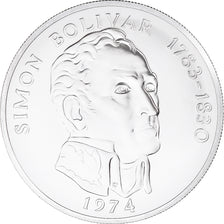Coin, Panama, 20 Balboas, 1974, U.S. Mint, Proof, MS(65-70), Silver, KM:31