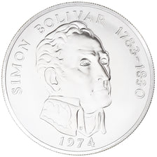 Moneta, Panama, 20 Balboas, 1974, U.S. Mint, Proof, MS(65-70), Srebro, KM:31