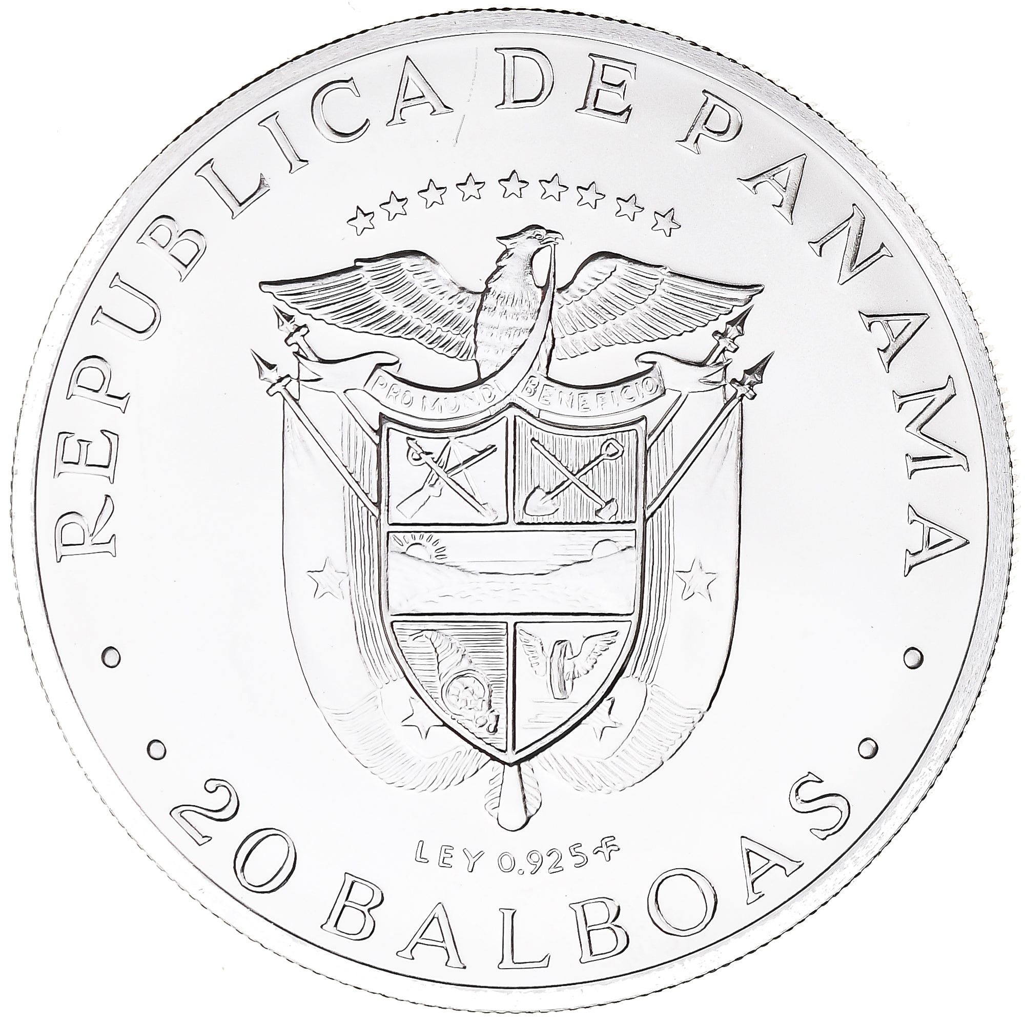 Monnaie, Panama, 20 Balboas, 1974, U.S. Mint, Proof, FDC, Argent, KM:31