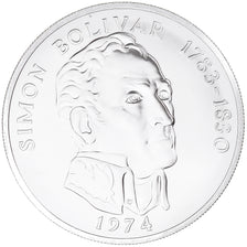 Coin, Panama, 20 Balboas, 1974, U.S. Mint, Proof, MS(65-70), Silver, KM:31
