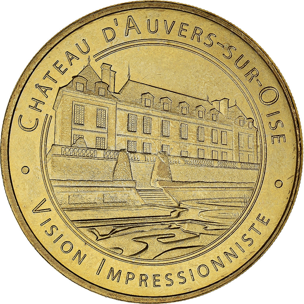 França, Token, Auvers-sur-Oise - Château, 2017, MDP, MS(63), Cuproníquel