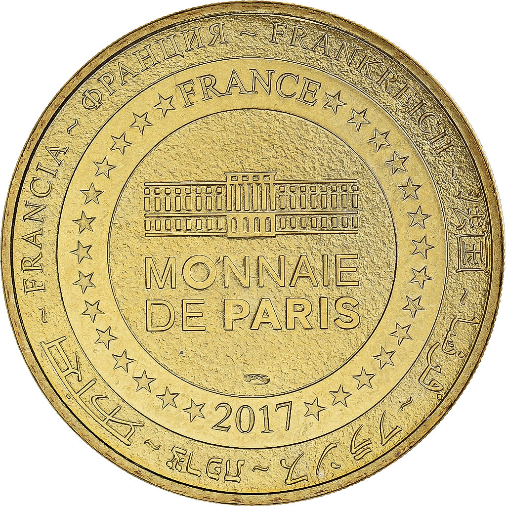 França, Token, Auvers-sur-Oise - Château, 2017, MDP, MS(63), Cuproníquel