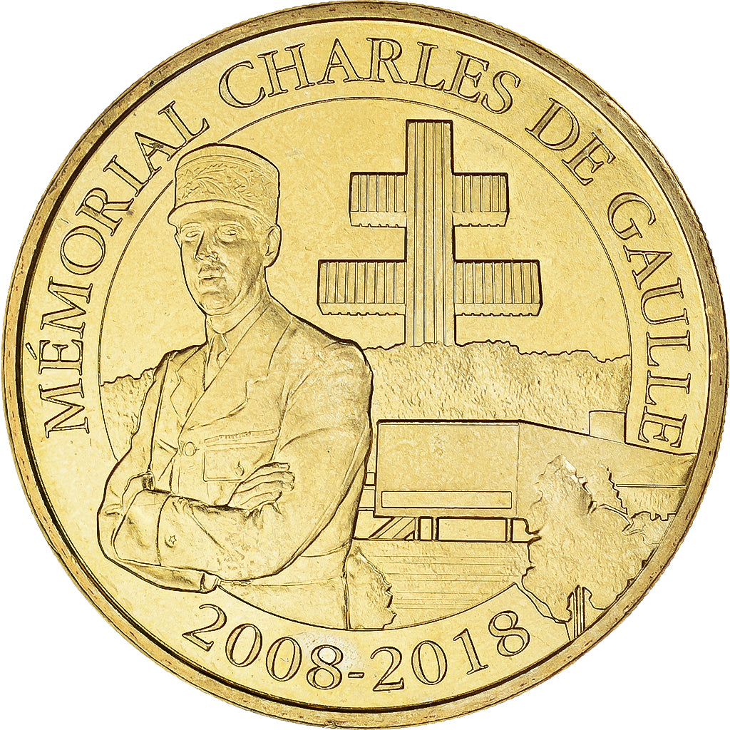 France, Jeton, Jeton Touristique, Colombey Les Deux Eglises - Mémorial n°3 -