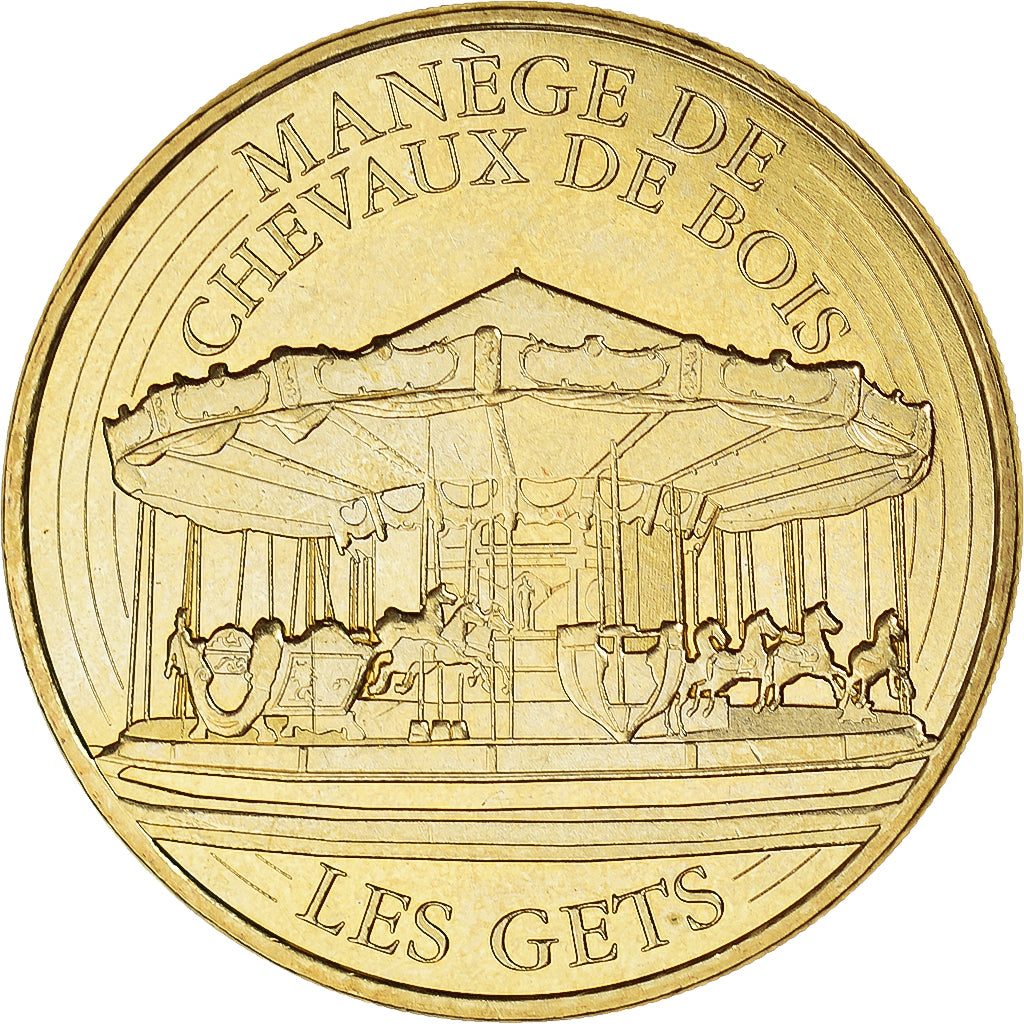 Francia, zeton, Les Gêts - Manège de chevaux de bois, 2017, MDP, SC