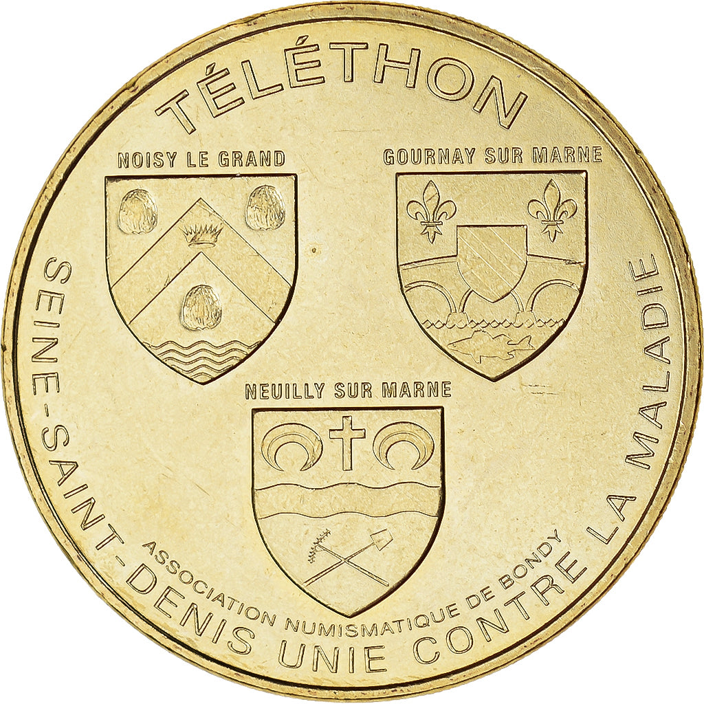 Frankrijk, Token, Toeristisch fiche, Bondy - Téléthon - Unis contre la