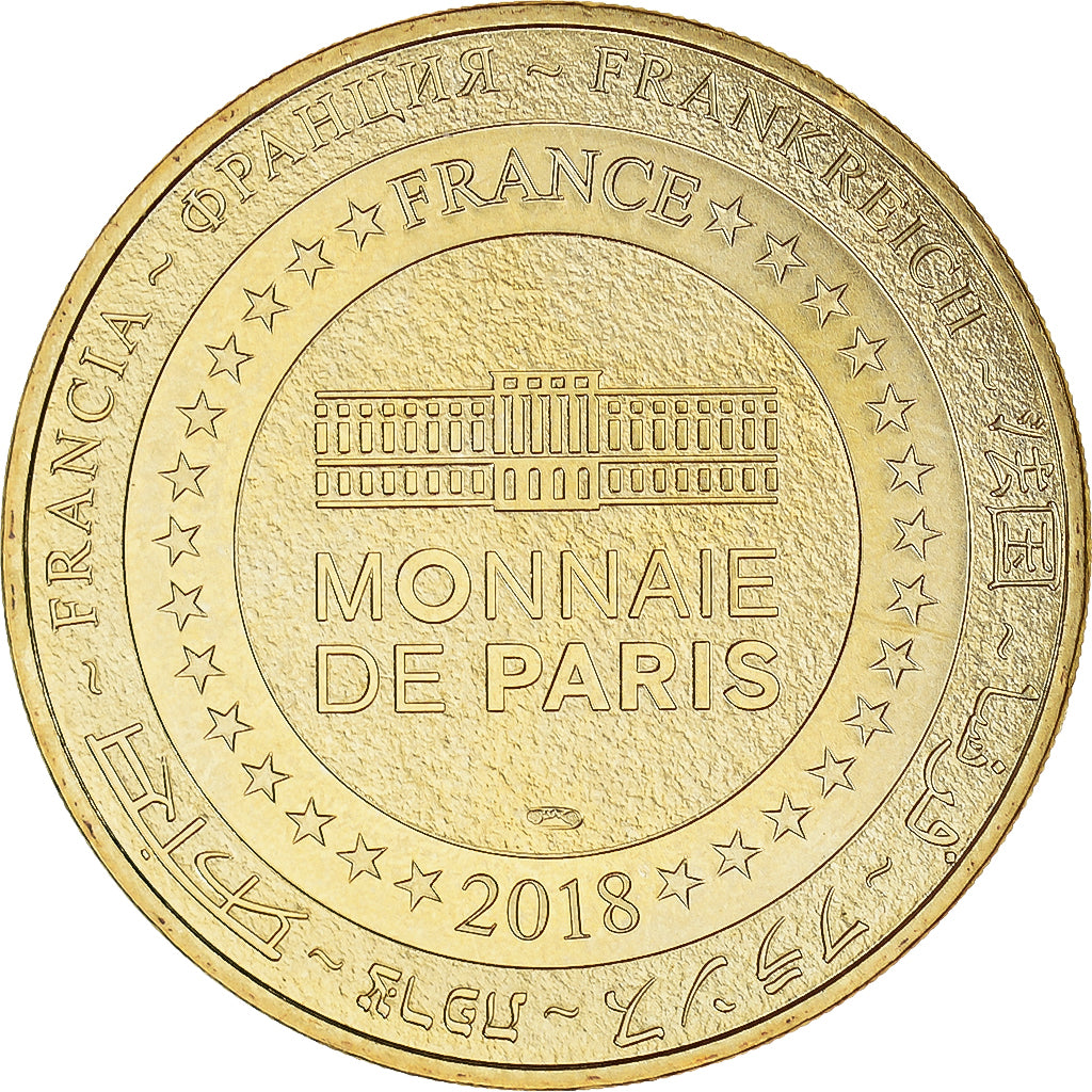 Francia, zeton, Jaunay-Clan - Futuroscope n° 25 - Les trois pavillons, 2018