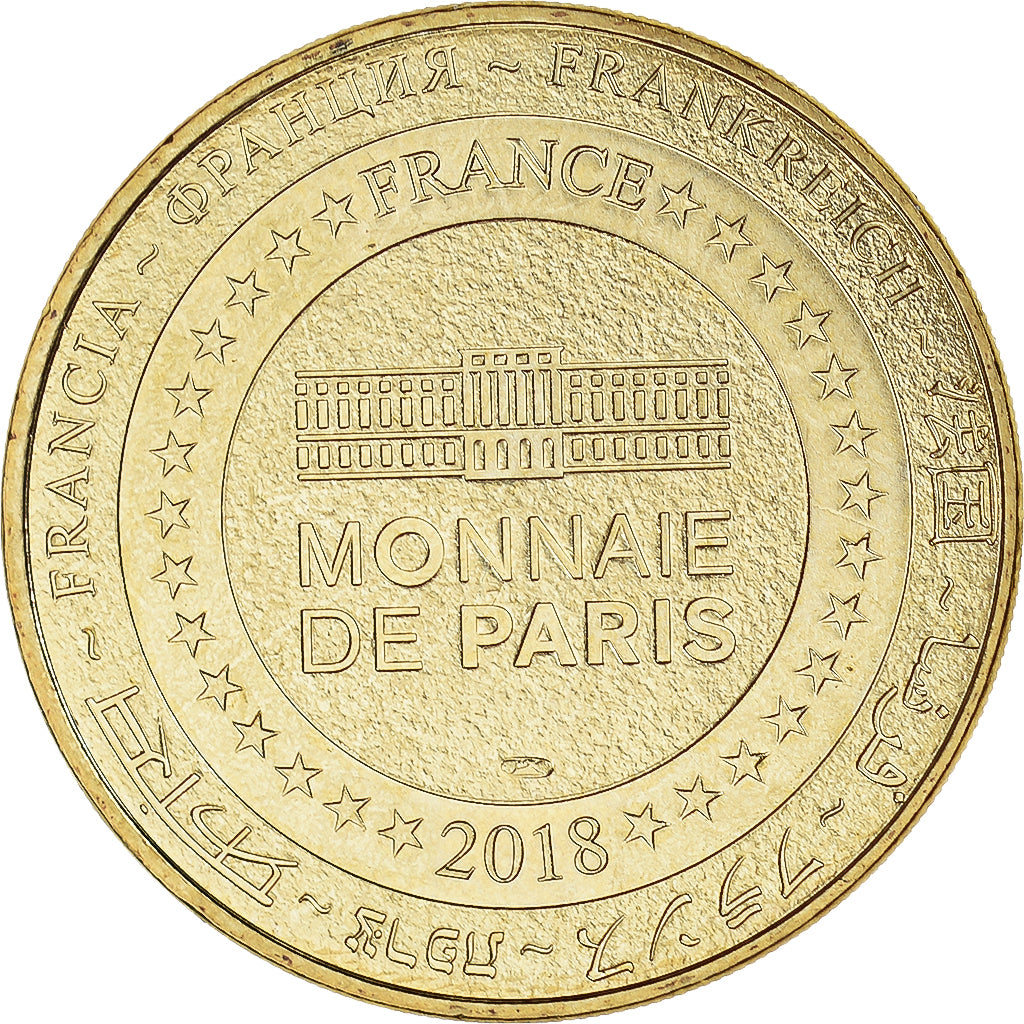 Francia, zeton, SAINT-NECTAIRE - Fontaines Pétrifiantes, 2018, SC, Aluminio y