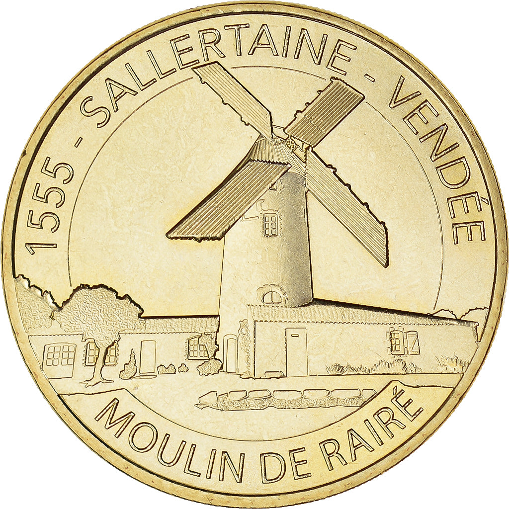 France, Jeton, Sallertaine - Moulin de Rairé, 2018, MDP, SPL, Cupro-nickel
