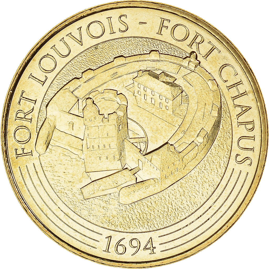 França, Token, BOURCEFRANC-LE-CHAPUS - Fort Louvois Fort Chapus - 1694 Vue