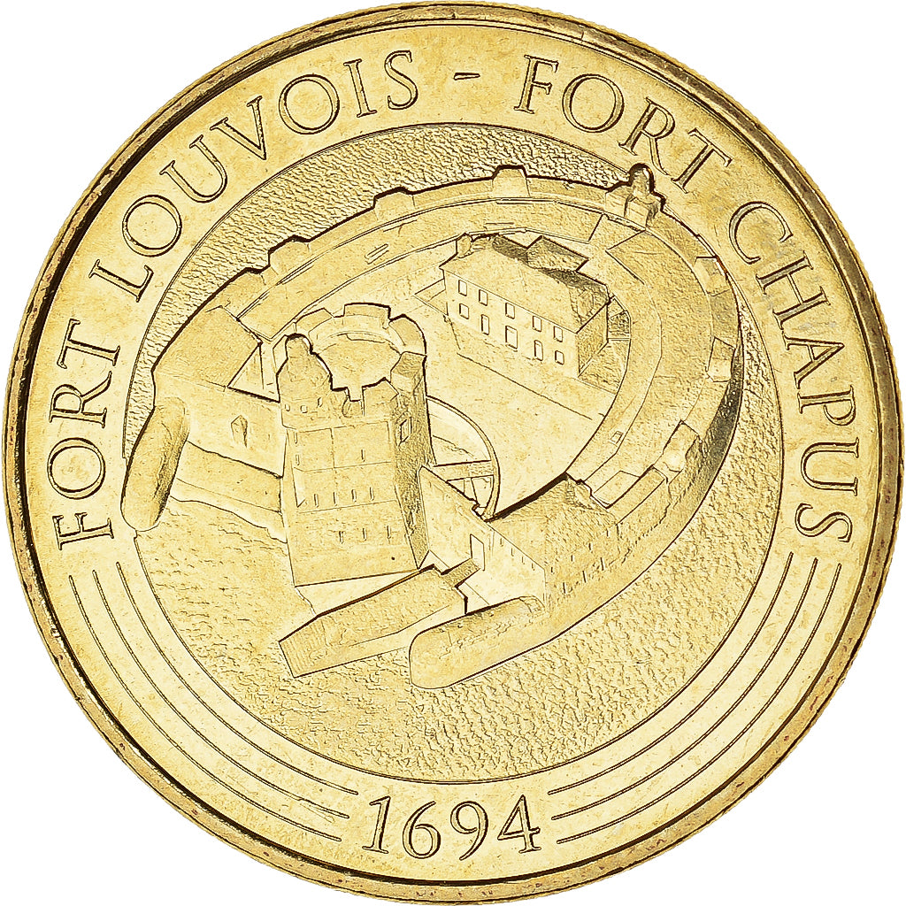 Francia, zeton, BOURCEFRANC-LE-CHAPUS - Fort Louvois Fort Chapus - 1694 Vue