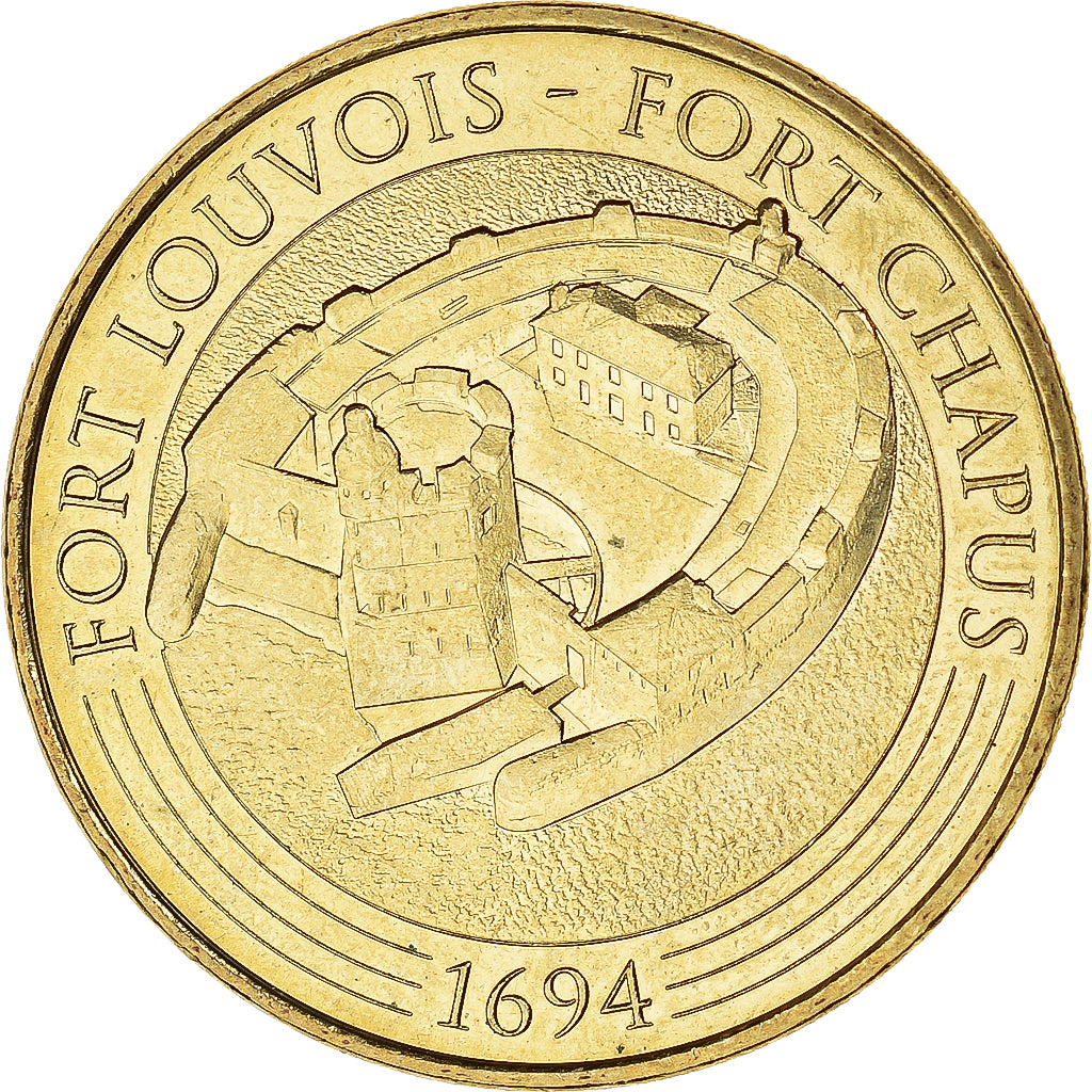 Francia, zeton, BOURCEFRANC-LE-CHAPUS - Fort Louvois Fort Chapus - 1694 Vue