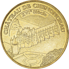 France, Token, Chenonceau - Château n°3, 2017, MDP, MS(63), Copper-nickel