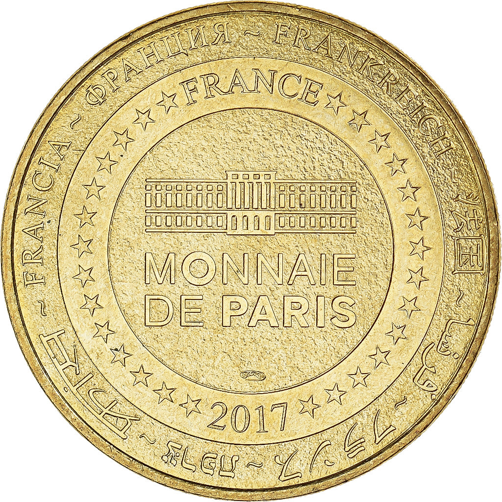 France, Token, Chenonceau - Château n°3, 2017, MDP, MS(63), Copper-nickel