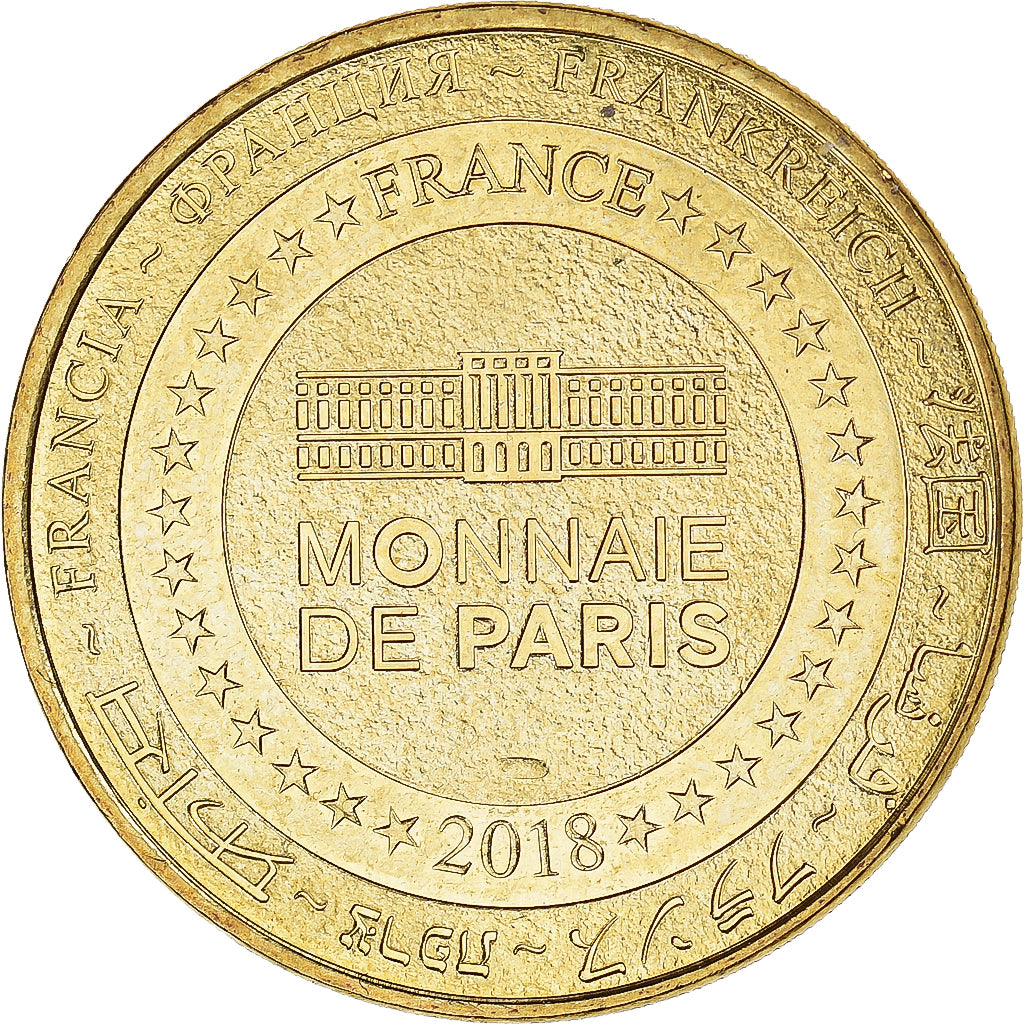 Francia, zeton, Blandy-les-Tours - Château, 2018, MDP, SC, Aluminio y