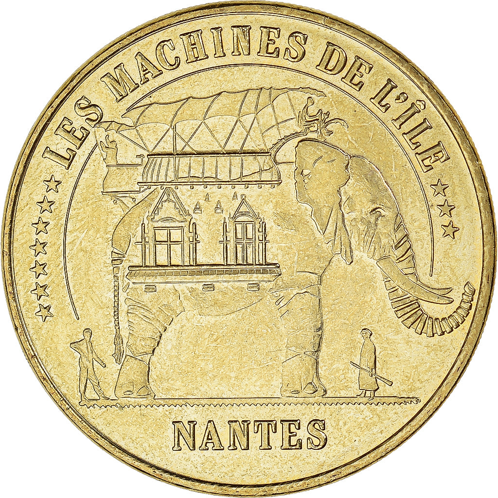 France, Token, Touristic token, Nantes -  Les machines de l'ile n°1, 2018, MDP