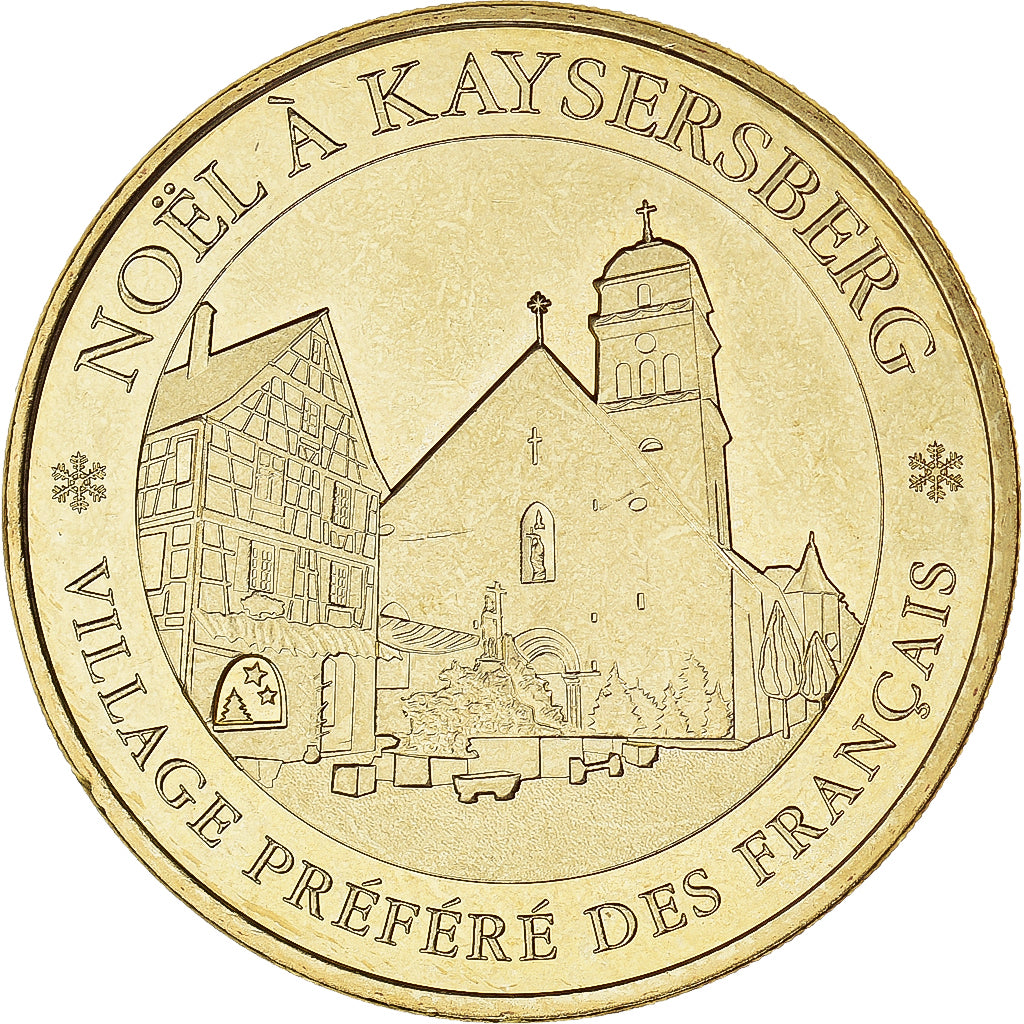 Francia, zeton, Kayseberg - Noël, 2018, MDP, SC, Aluminio y cuproníquel