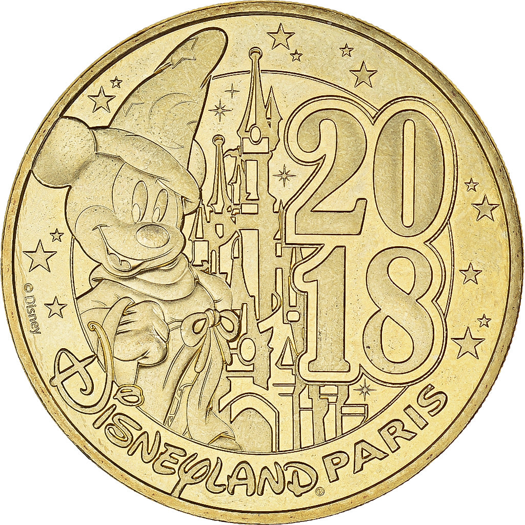 France, Jeton, MARNE-LA-VALLEE DISNEYLAND RESORT PARIS N°42 Mickey 2018, 2018
