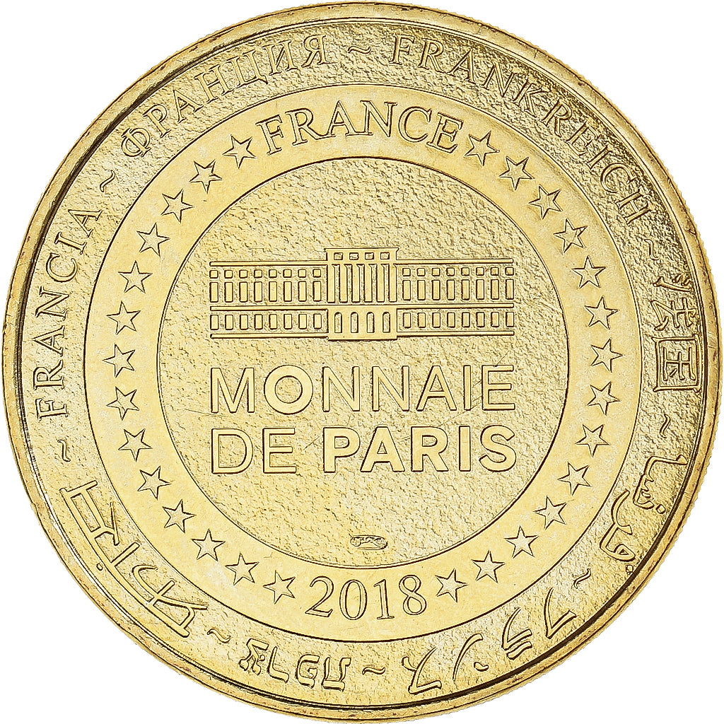 Francia, zeton, Les Epesses - Puy du Fou n°15, 2018, MDP, SC+, Aluminio y