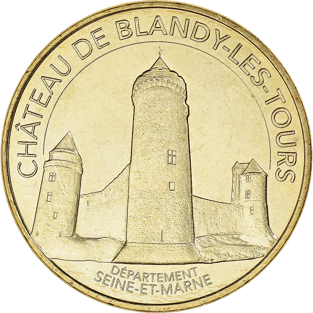 France, Token, Blandy-les-Tours - Château, 2018, MDP, MS(64), Copper-nickel