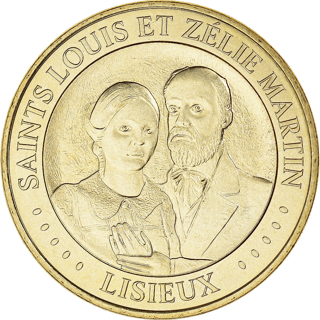 Francia, zeton, Lisieux -  Basilique - Louis et Zélie Martin, 2018, MDP, SC+