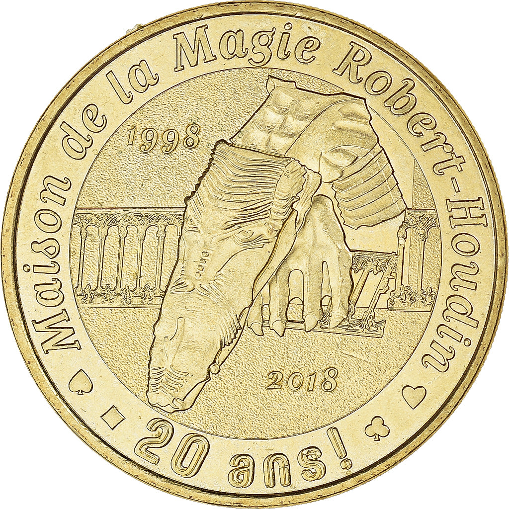 France, Token, 41/ Maison de la Magie - Blois, 2018, MDP, MS(64), Copper-nickel