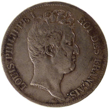FRANCE, Louis-Philippe, 5 Francs, 1831, Strasbourg, F(12-15), Silver, Gadoury...