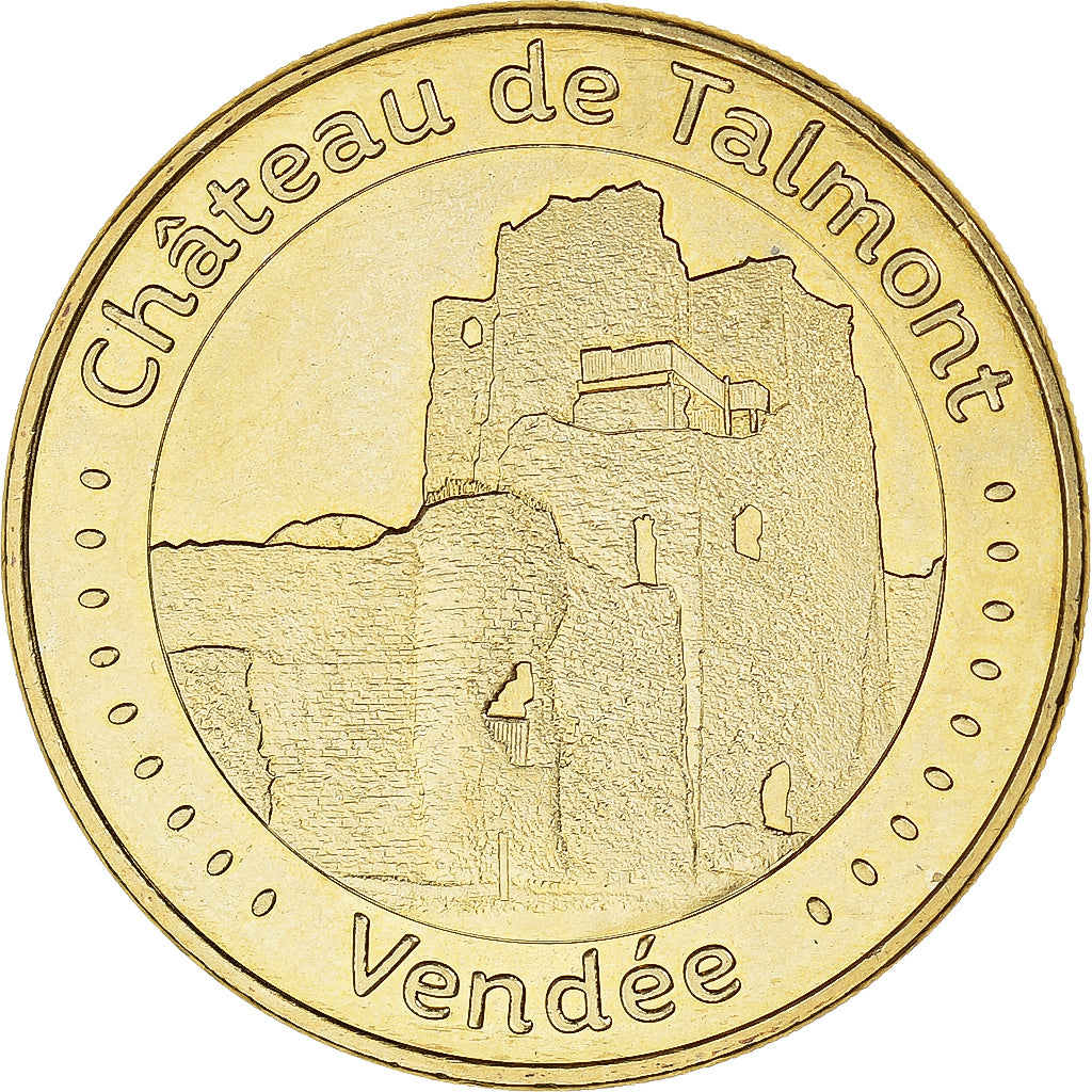 Frankreich, betaalpenning, Eglise Sainte-Radegonde, Talmont, 2018, MDP, UNZ+