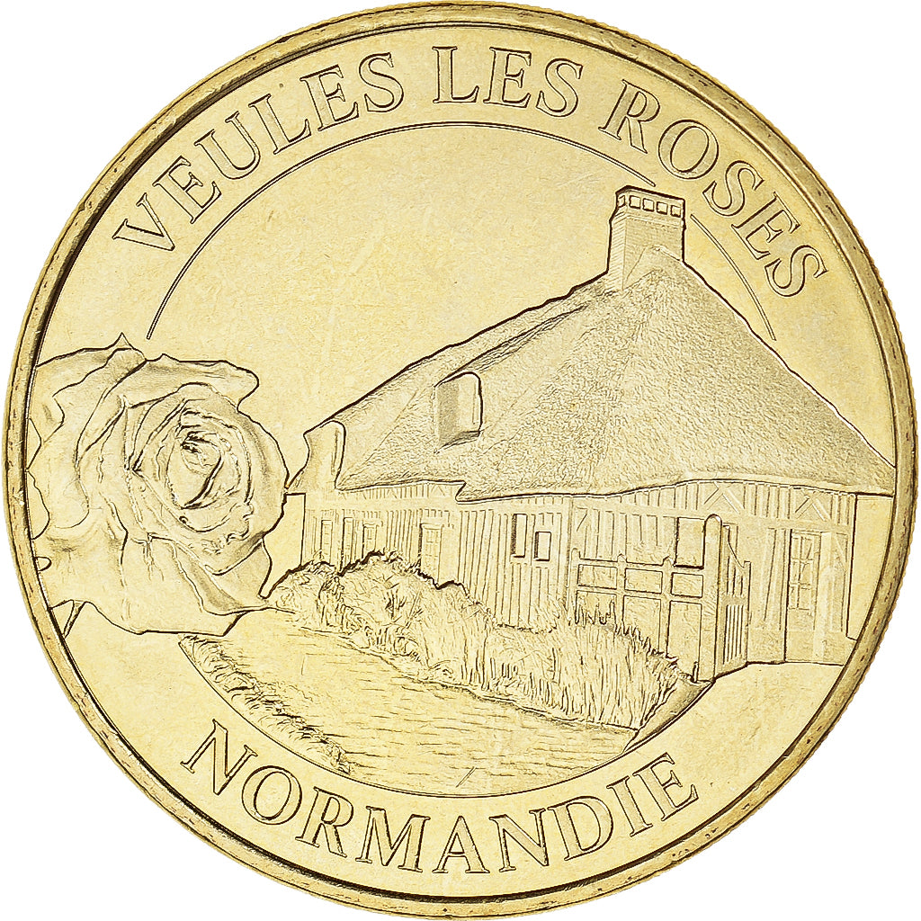 France, Token, Normandie - Veules les Roses, 2018, MDP, MS(64), Copper-nickel