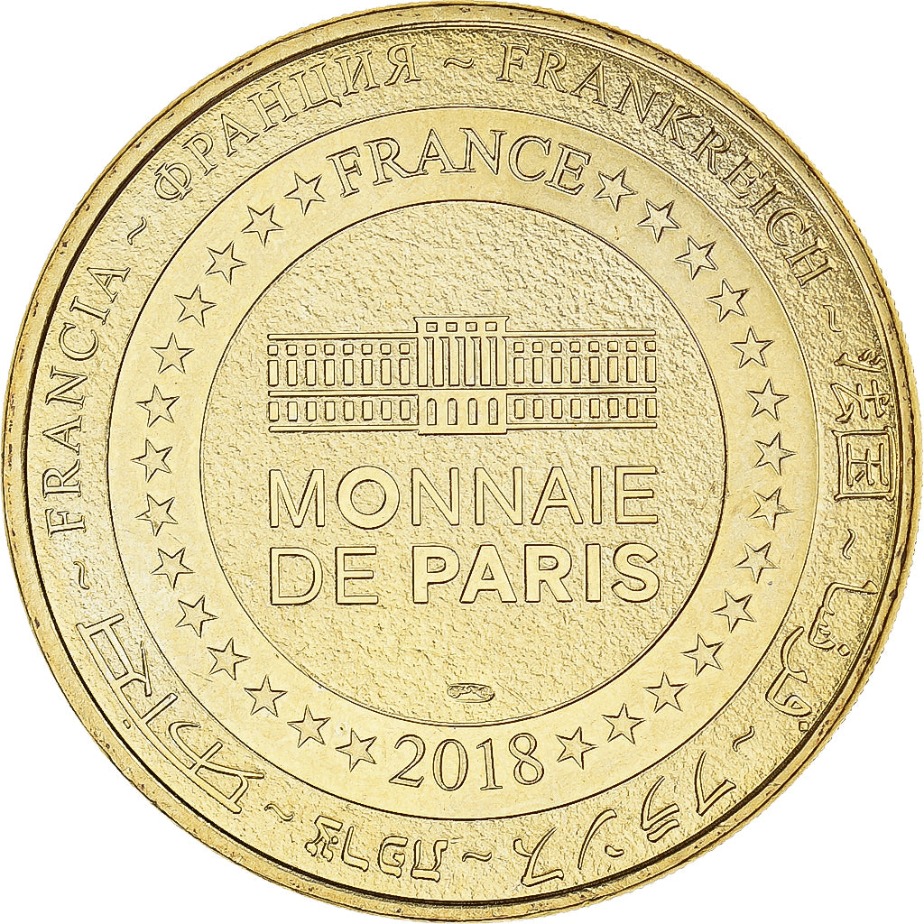 France, Token, Normandie - Veules les Roses, 2018, MDP, MS(64), Copper-nickel