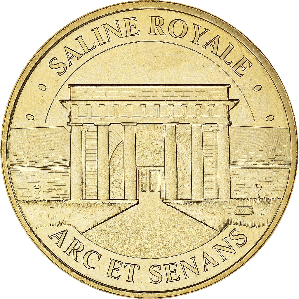 Francia, zeton, Arc et Senans -  Saline royale n°5, 2018, MDP, SC+, Aluminio y