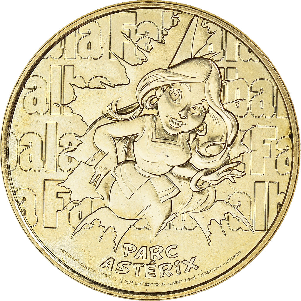 France, Jeton, Plailly - Parc Astérix - Falbala, 2018, MDP, SPL+, Cupro-nickel