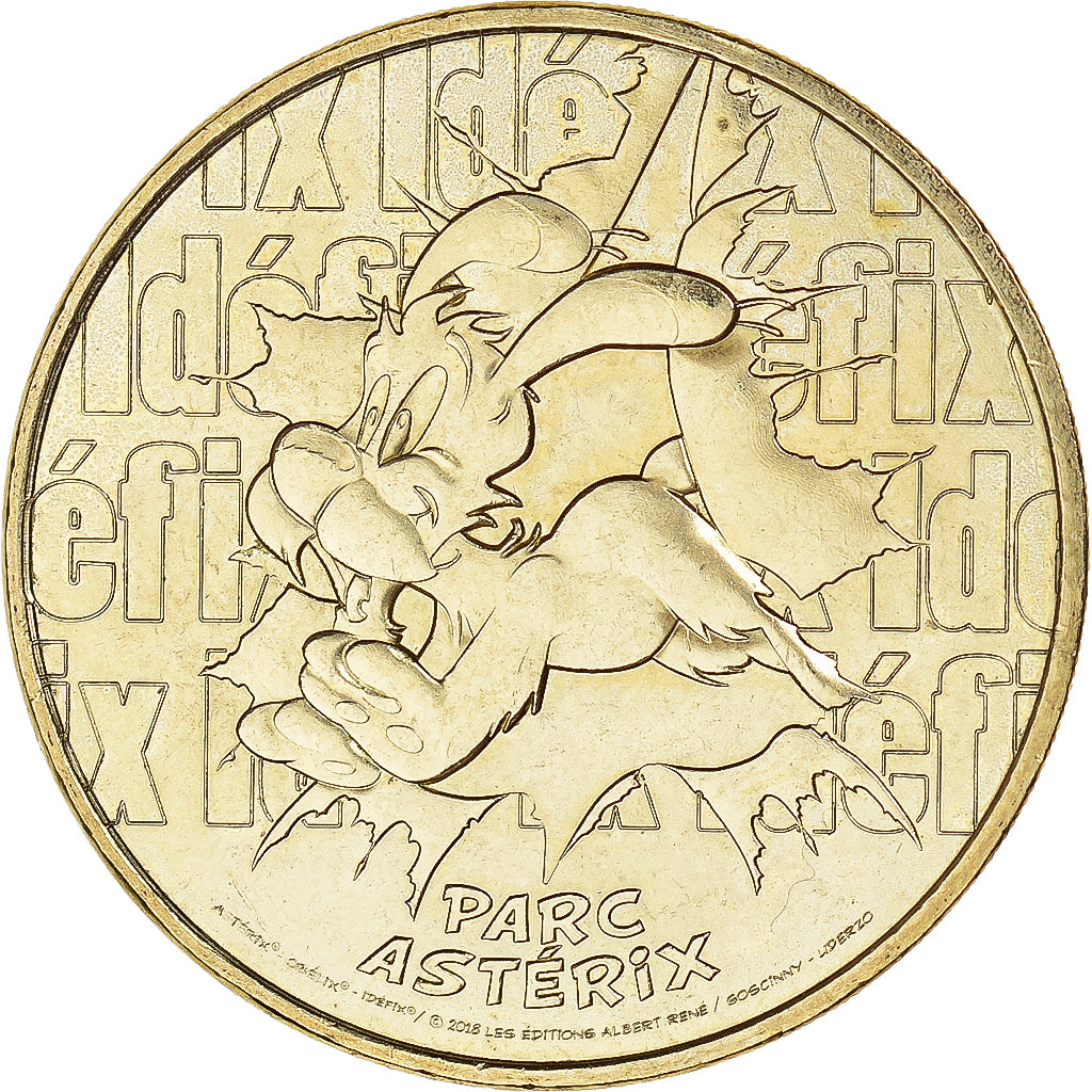 France, Token, Plailly - Parc Astérix - Idéfix, 2018, MDP, MS(64)