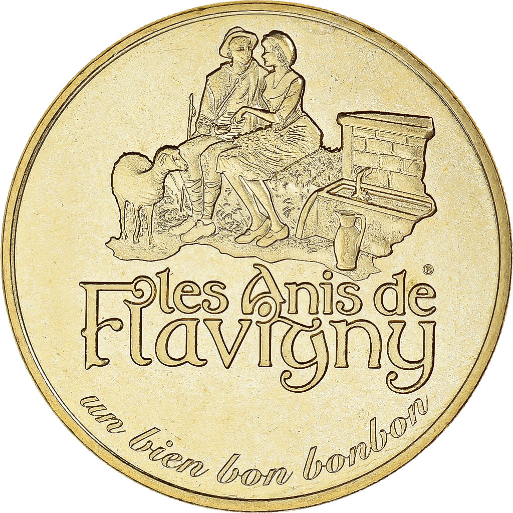 France, Token, Flavigny-sur-Ozerain - Les Anis, 2018, MDP, MS(64), Copper-nickel