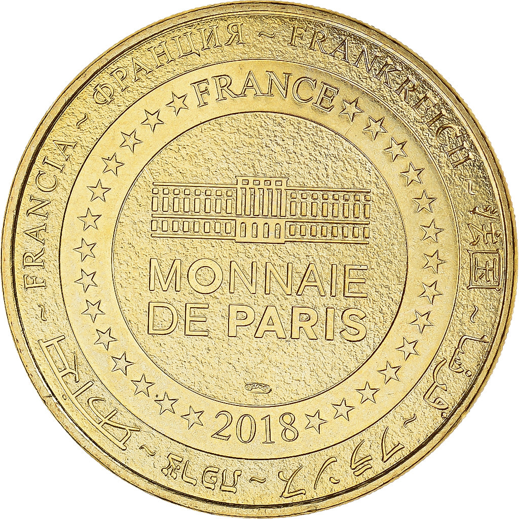 Francia, zeton, Kintzheim - Volerie des Aigles n°7, 2018, MDP, SC+, Aluminio y