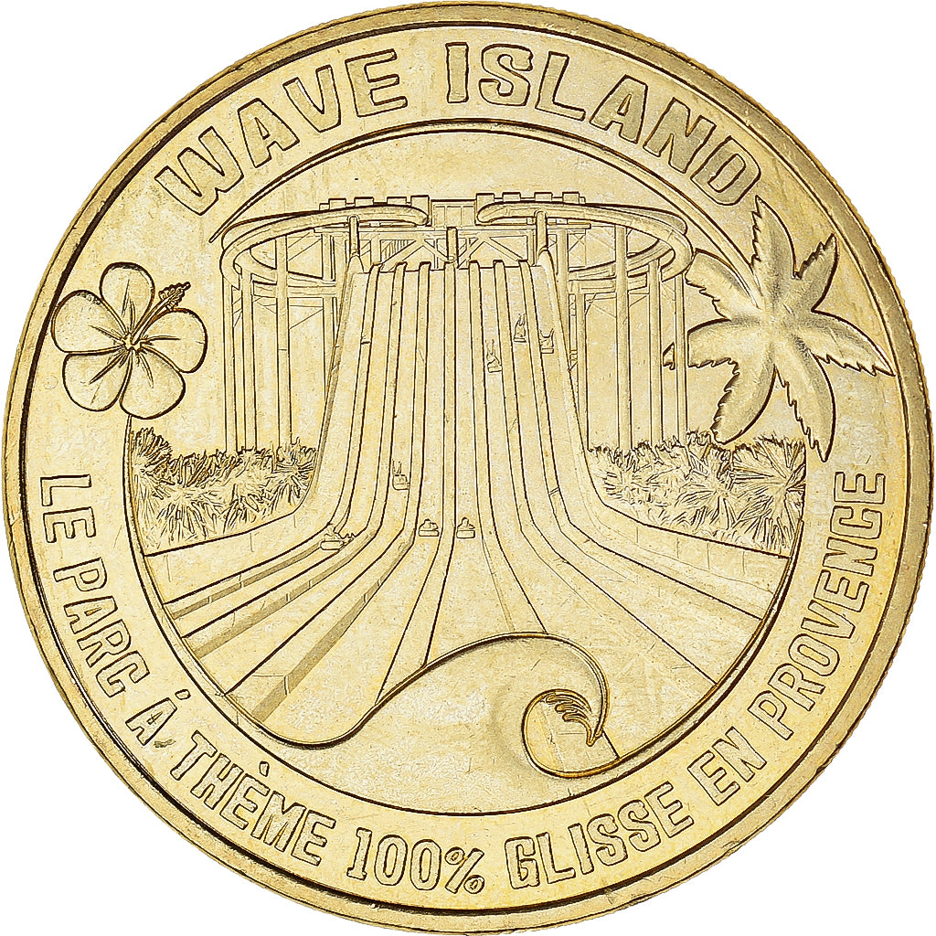 France, Jeton, Monteux - Wave Island, 2018, MDP, SPL+, Cupro-nickel Aluminium