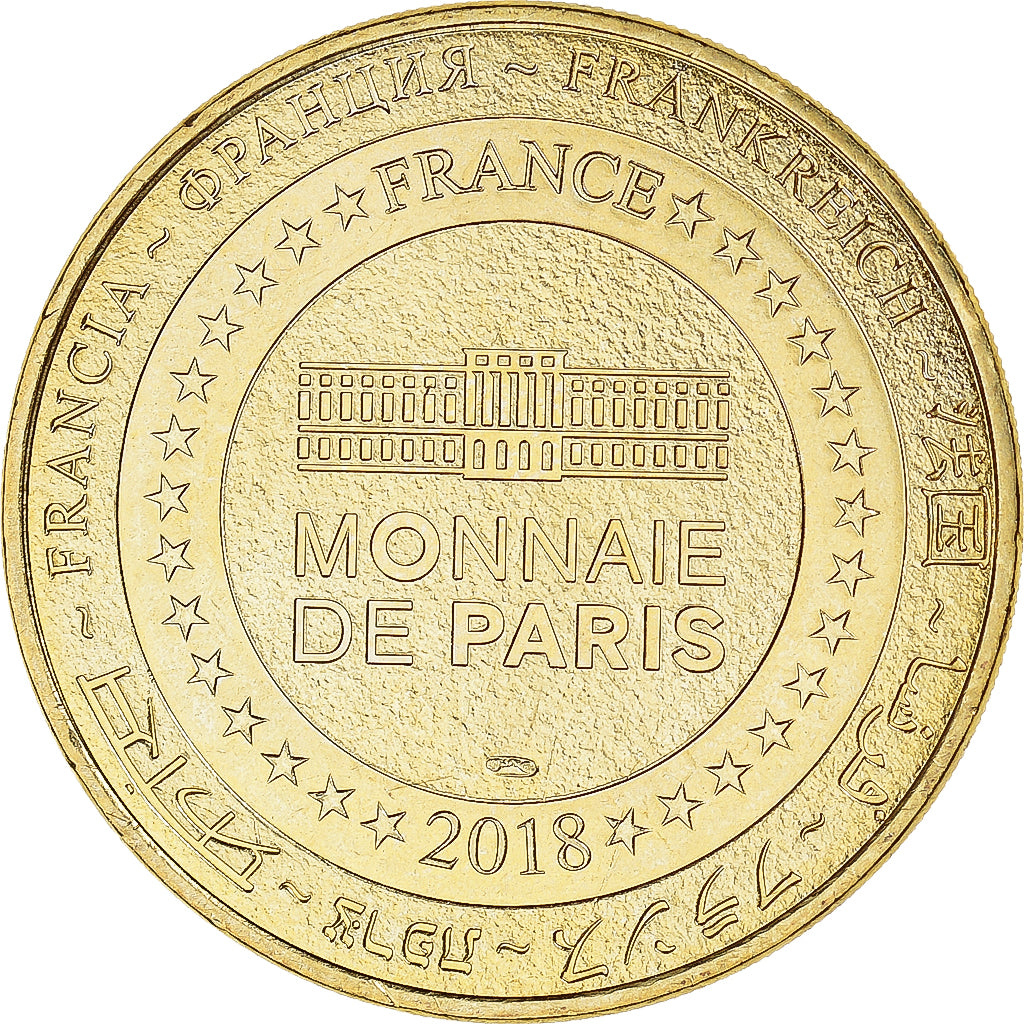 Francia, zeton, Tourist Token, 48/ Aven Armand, 2018, Monnaie de Paris, SC+
