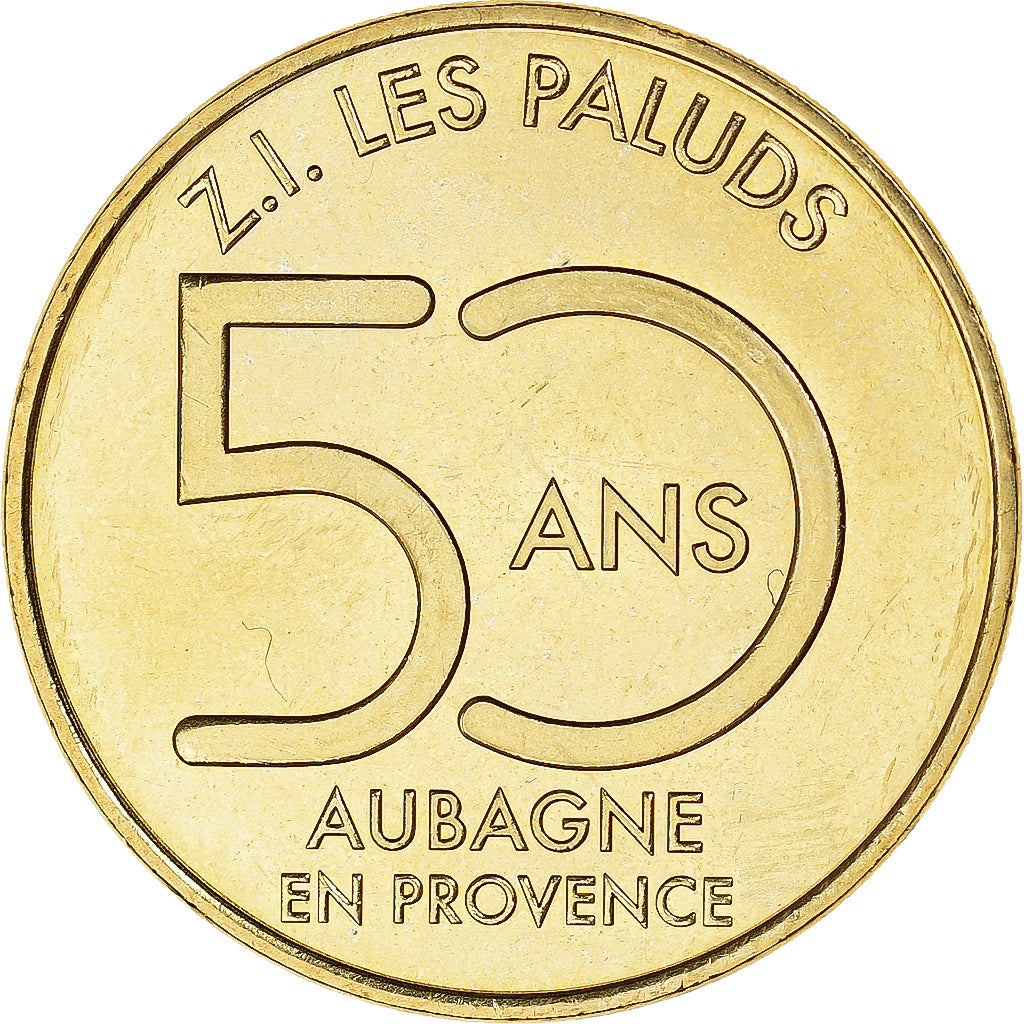 France, Token, Aubagne en Provence - 50 ans - Z.I. Les Paluds, 2018, MS(64)