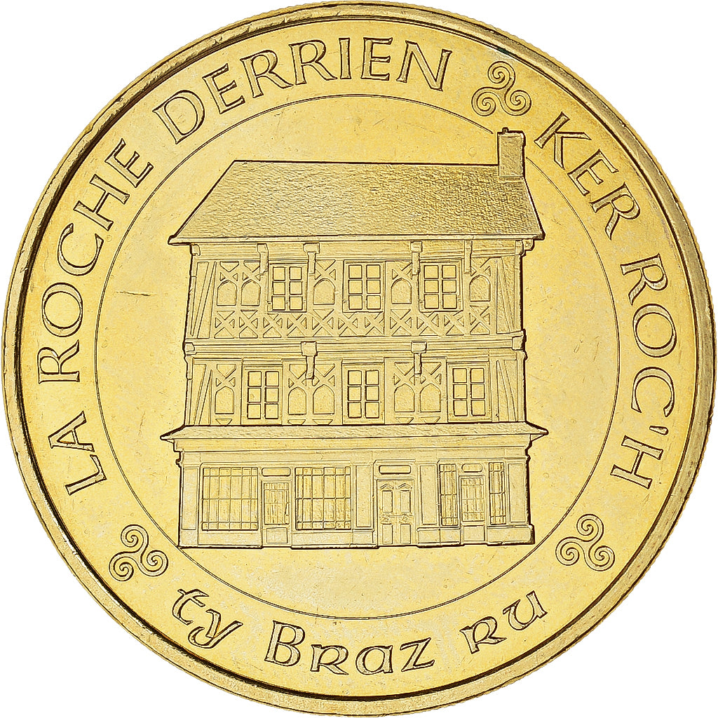 Francia, zeton, La Roche Derrien - Ker Roc'h, 2018, MDP, SC+, Aluminio y