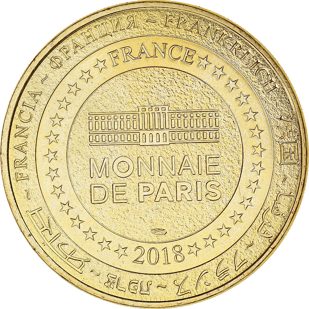 Francia, zeton, Cucugnan - Château de Quéribus n°2, 2018, MDP, SC+, Aluminio