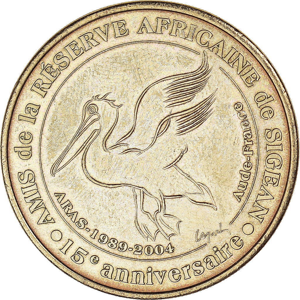 France, Token, Touristic token, Sigean - Réserve n°3, Arts & Culture, 2004