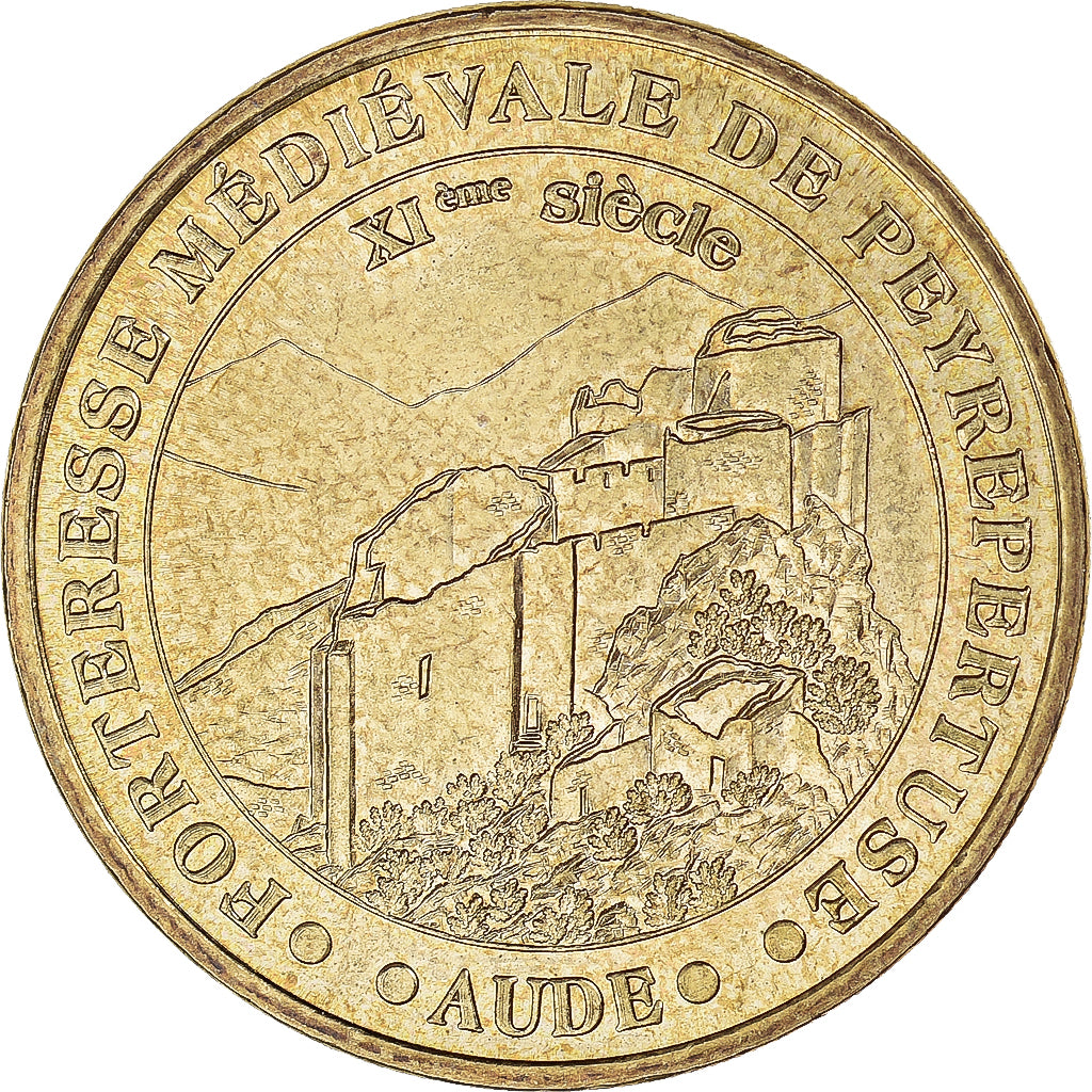Francja, Token, Żeton turystyczny, 11/ Forteresse de Peyrepertus, 2007, MDP
