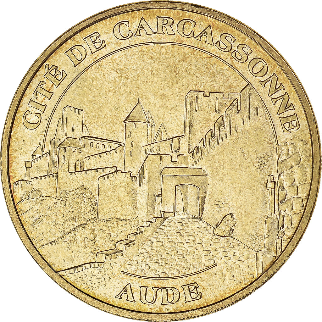 Francja, Token, Żeton turystyczny, Carcassonne - La porte d'Aude, Sztuka i