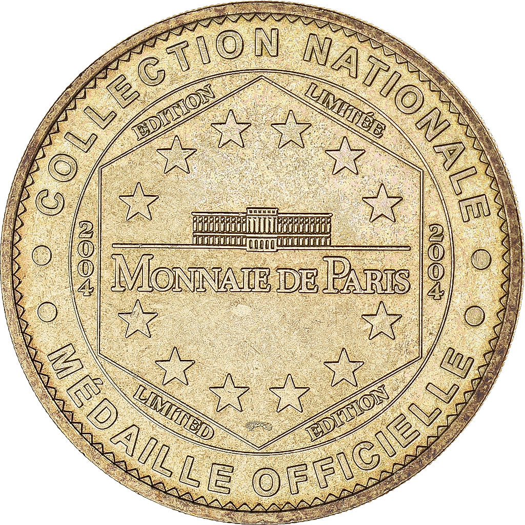 Francia, zeton, Jetón turístico, Carcassonne - cité, 2004, Monnaie de Paris