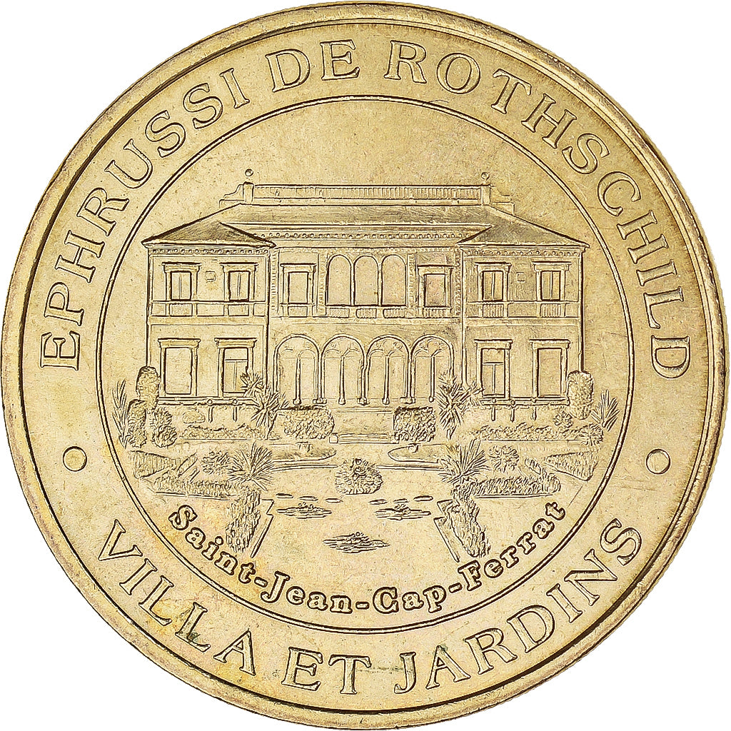 Francia, zeton, Jetón turístico, Saint-Jean-Cap-Ferrat - Villa Ephrussi de