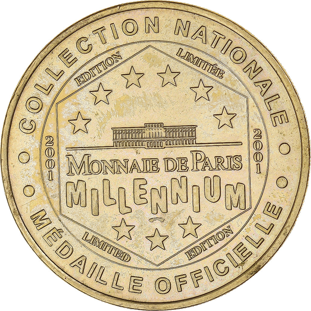 Francia, zeton, Jetón turístico, Barcelonnette - Vallée de l'Ubaye, 2001